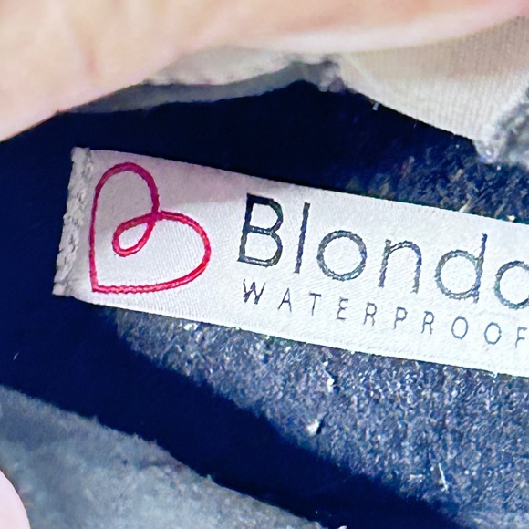 Blondo Waterproof‎ Suede Braided Zip Ankle Boots Women's Size 77 - Picture 12 of 12